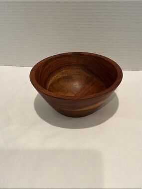 Mountain Woods Organic brown wood serving /decorative bowl